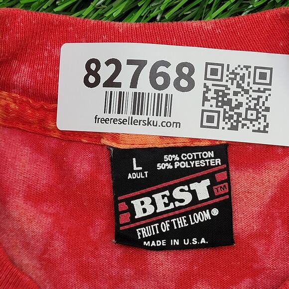 Vintage 80s Wisconsin Shirt Large 21x28 Bleached - Picture 8 of 12